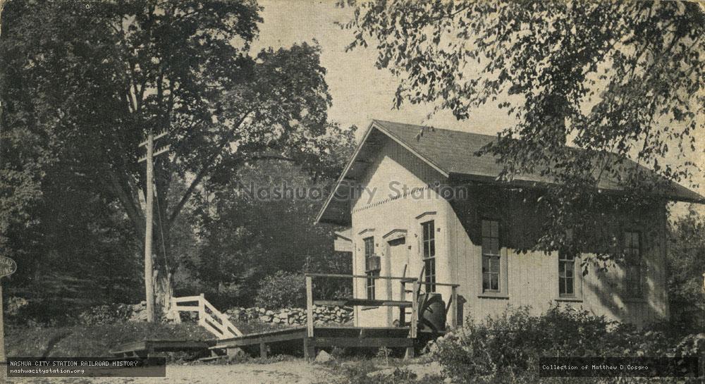 Postcard: South Wilton Station, Wilton, Connecticut